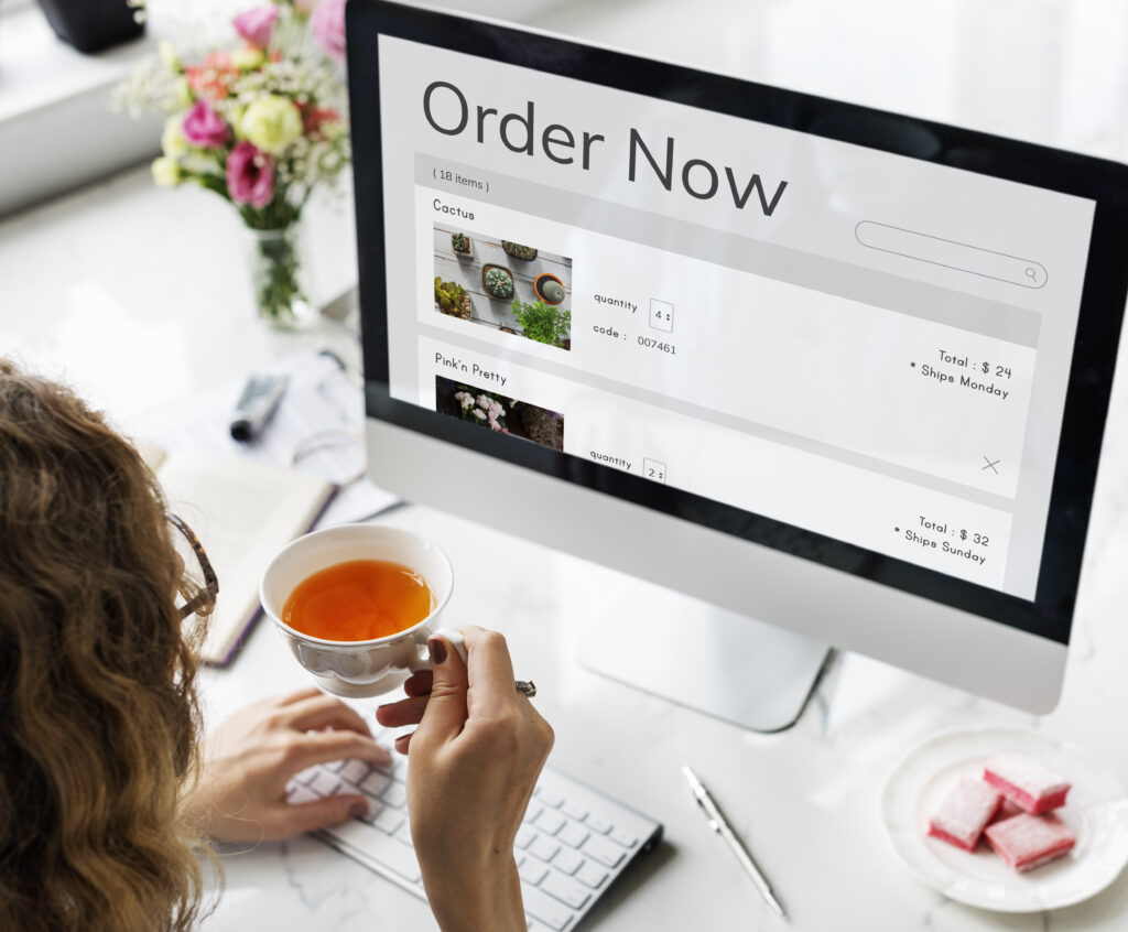 e commerce online shopping plant sale