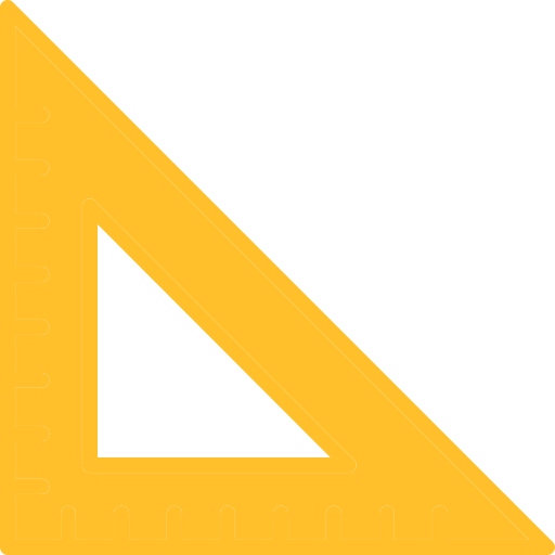 Home triangular ruler
